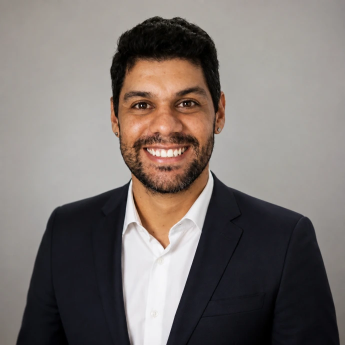Foto empresarial do diretor executivo